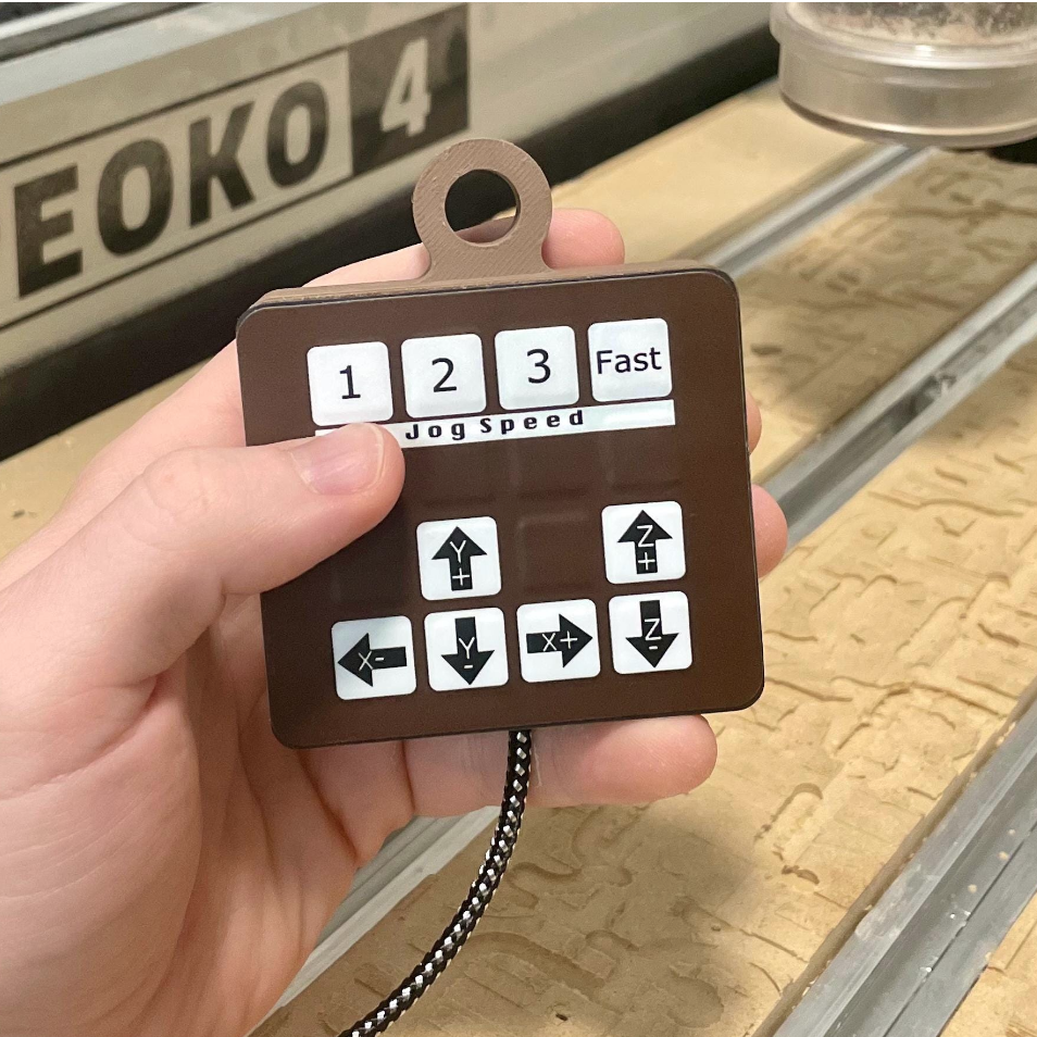 Wired CNC Jogger keypad for Shapeoko CNC machine